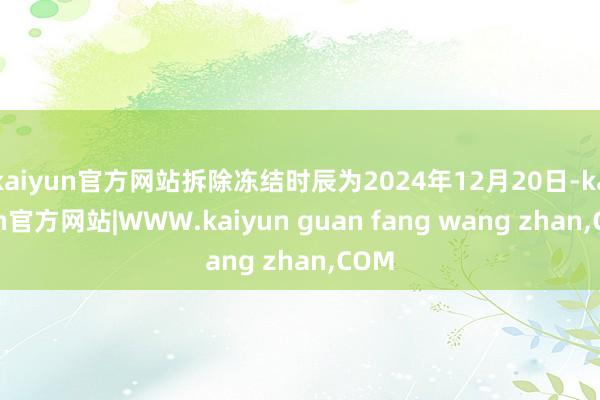 kaiyun官方网站拆除冻结时辰为2024年12月20日-kaiyun官方网站|WWW.kaiyun guan fang wang zhan,COM