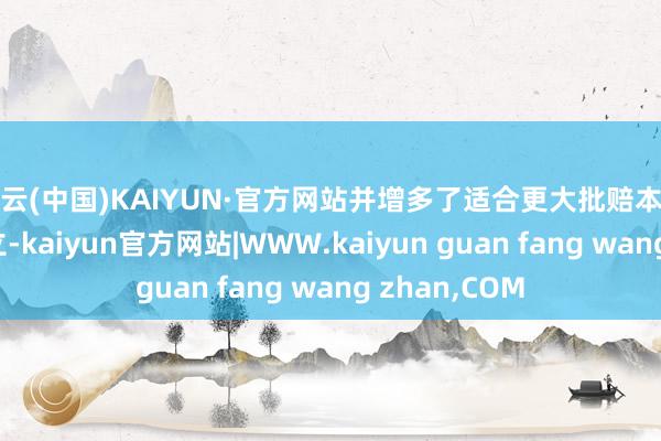 开云(中国)KAIYUN·官方网站并增多了适合更大批赔本者的称心型竖立-kaiyun官方网站|WWW.kaiyun guan fang wang zhan,COM