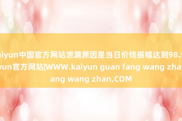 kaiyun中国官方网站泄漏原因是当日价钱振幅达到98.52%-kaiyun官方网站|WWW.kaiyun guan fang wang zhan,COM