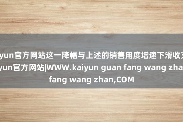 kaiyun官方网站这一降幅与上述的销售用度增速下滑收支无几-kaiyun官方网站|WWW.kaiyun guan fang wang zhan,COM